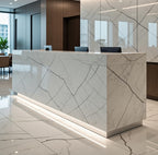 PVC Marmol - Gris Perla Hairline - 2.44x1.22x3mm