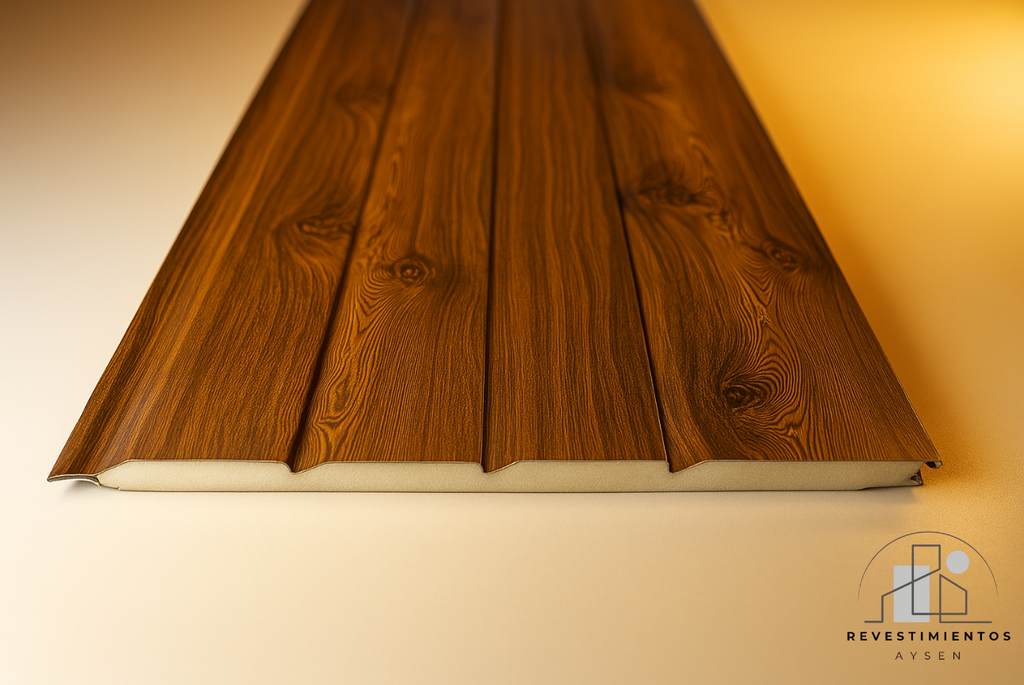 Metal Siding - CASTAÑO - 4 TABLAS 3,80MTS X 038MTS X 16MM