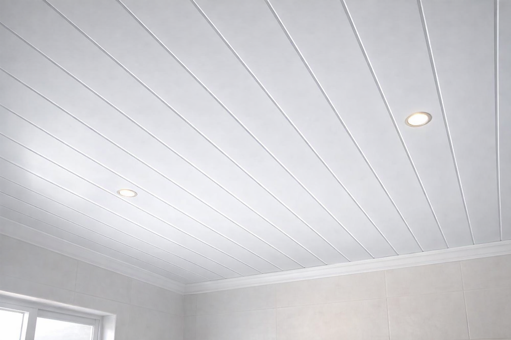 Cielo PVC - Blanco - 2.50x30x16mm | Revestimiento de Cielo Interior