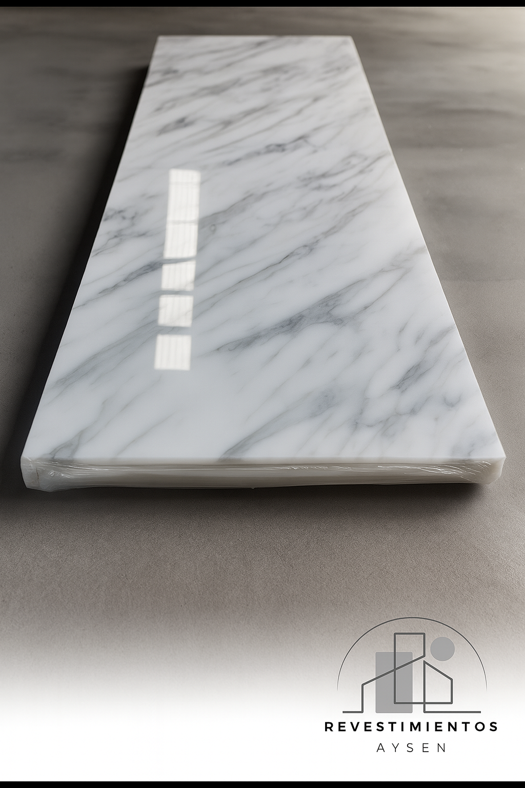 Lámina Decorativa de PVC 3 mm — Modelo WHITE CALACATA