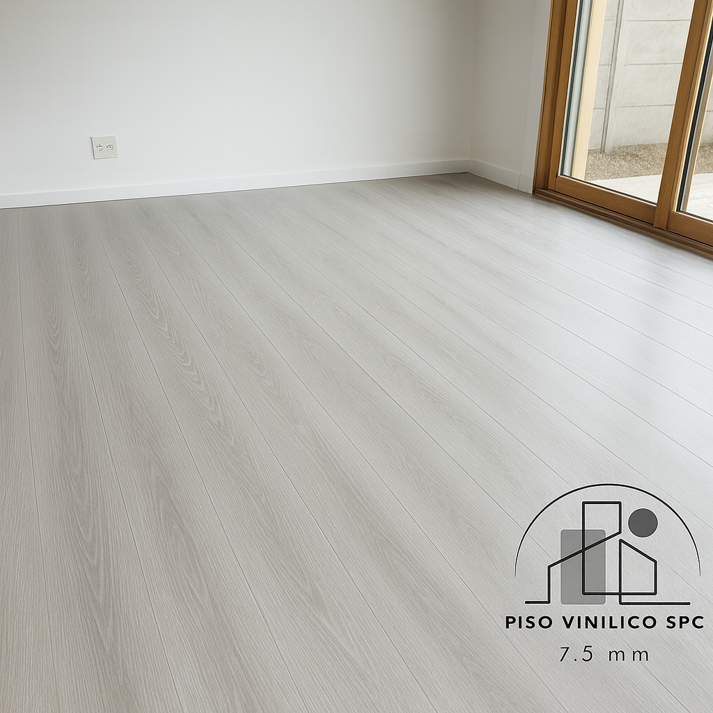 Piso Vinílico SPC 7.5 mm de ALTO TRÁFICO — ¡Renueva tus espacios con estilo, resistencia y durabilidad!