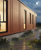 Metal Siding - CAOBA MARRON ROJIZO - 3 TABLAS 3,80MTS X 038MTS X 16MM