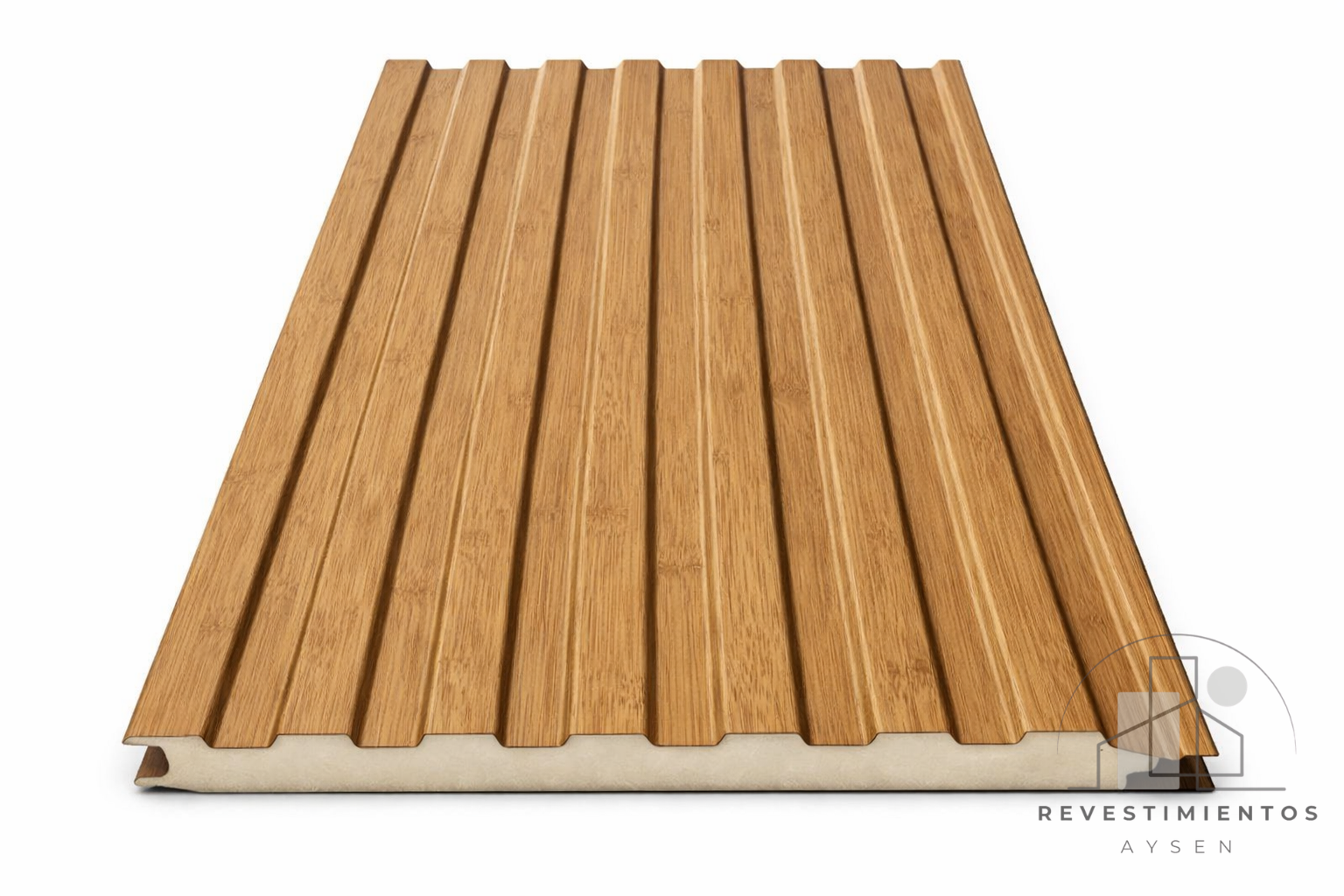 Metal Siding 16mm PU Avellano Mate | Aislante