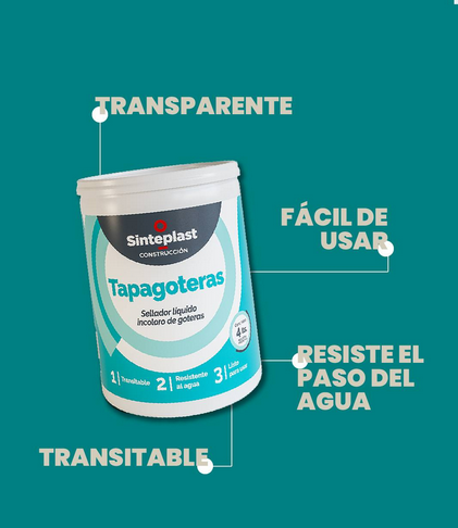 SELLADOR LIQUIDO INCOLORO GOTERAS 1LT