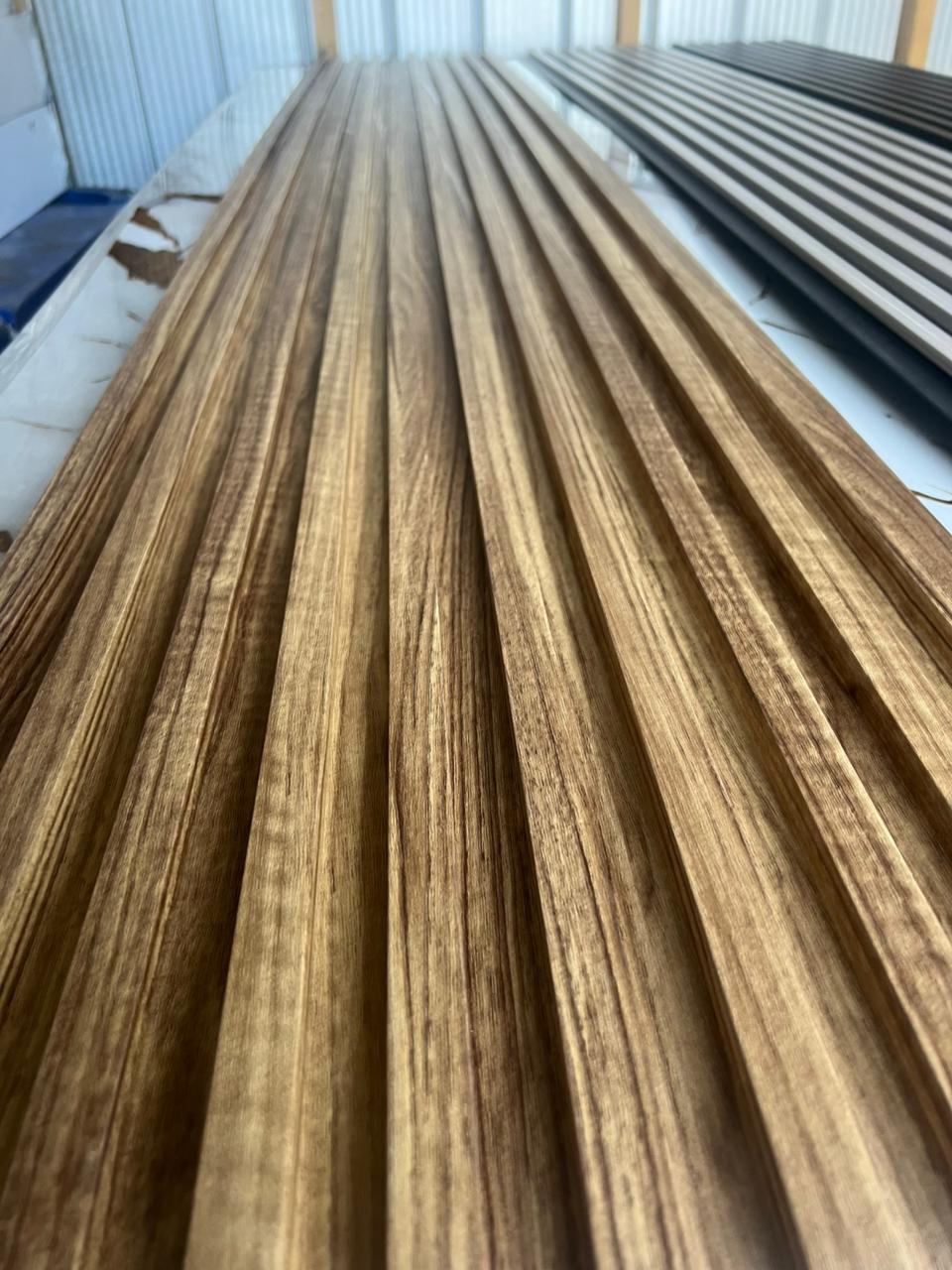 Wall Panel WPC Beige Avellano 2,50 × 21 cm | Revestimiento Decorativo Interior y Exterior