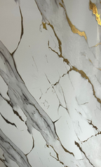 Plancha de PVC Marmol - Aurum Gold - 2.44x1.22x3mm