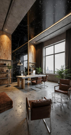 Plancha de PVC Marmol - Negro Noir - 2.44x1.22x3mm