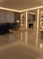 Piso SPC Vinílico Gris Claro 7,5 mm | Alto Tráfico