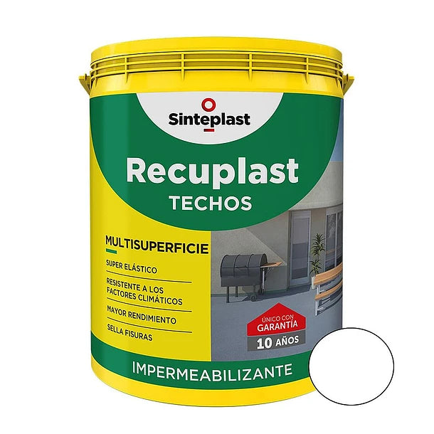 PINTURA PARA TECHOS IMPERMEABILIZANTE BLANCO